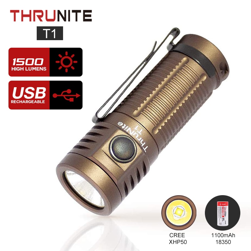ThruNite T1 1500  ޴ , CREE XHP50 ..